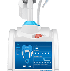 Closeup of solea laser control panel Dean Cosmetic Dentistry